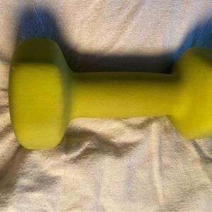 5lb Vibrant Yellow Dumbbell - Home Accents